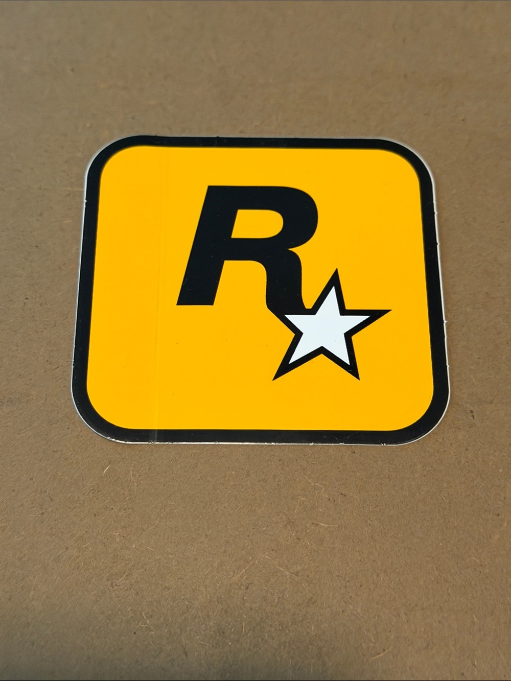 6 sticker bundle Rockstar Games Logo Sticker - Yellow Black White